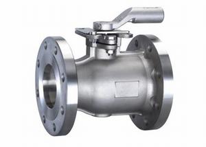 STAINLESS STEEL 1 PIECE FLANGED BALL VALVE